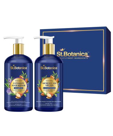 StBotanica Ultimate Hair Repair Shampoo + Moroccan Argan Hair Conditioner 300ml