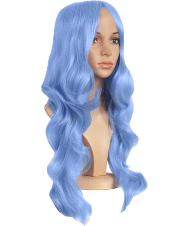 MapofBeauty 24 Charming Periwinkle Purple Anime Cosplay Wig - Buy Online on SooperMarket.com