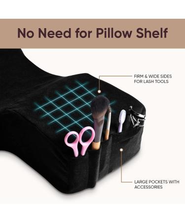 Navizam Memory Foam Lash Pillow for Eyelash Extensions + Extra Case - Ergonomic Neck Support - Buy Online on SooperMarket.com