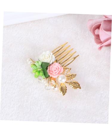 Didiseaon Wedding Hair Comb Bride Wedding Dress Hair Accessories Flower Hair Comb - Buy Online on SooperMarket.com