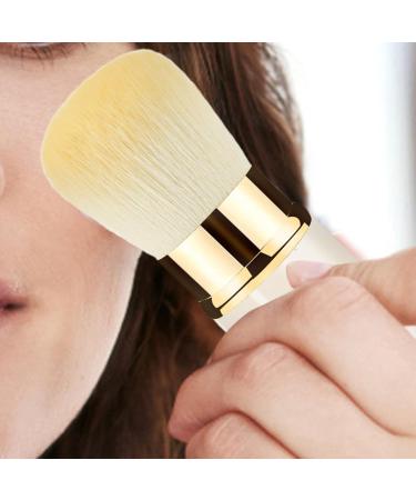 Maodom Telescopic Makeup Brush Small Multipurpose Cosmetics Brushes Portable Powder Brushes Soft Face Makeup Brush for Sunscreen Bronzing Powder White - Buy Online on SooperMarket.com