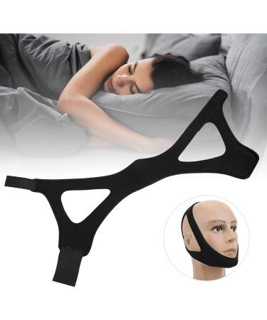 Adjustable Self-Adhesive Anti Snore Chin Strap - Black - Buy Online on SooperMarket.com