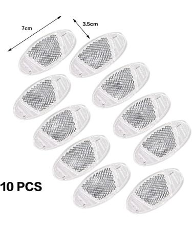 Anyuankw 10pcs Bicycle Spokes Reflectors - High Safety Cat Eye Reflectors & Warning Light for Bikes - White - Buy Online on SooperMarket.com
