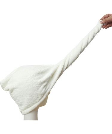 Magic Instant Hair Dry Towel for Women - Perfect for Curly & Thick Hair - Beige Turban - Buy Online on SooperMarket.com