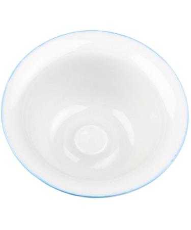 Fendrihan Porcelain Shaving Bowl with Hand-Painted Light Blue Rim - Premium Quality for a Luxurious Shaving Experience | Buy Internationally - Buy Online on SooperMarket.com