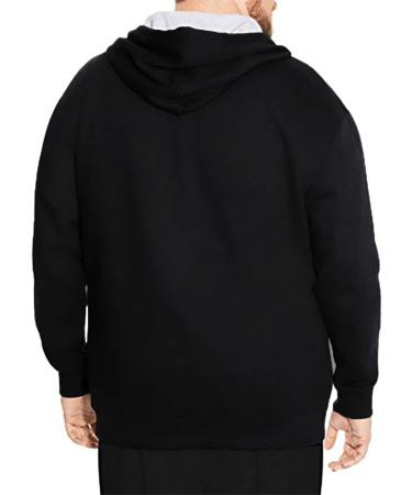 Champion Men's Big and Tall Fleece Zip-Up Hoodie Jacket in Black 2XLT | Shop Now - Buy Online on SooperMarket.com