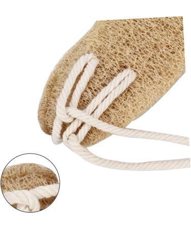 Loofah Bath Towel Scrubber - Exfoliating Bath Sponge & Back Scrubber for Travel - Beige - International Shipping Available - Buy Online on SooperMarket.com