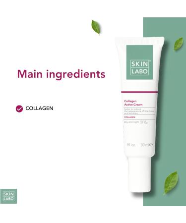 SkinLabo - Collagen Active Cream Restructuring and Filling Reduces the Appearance of Fine Lines Anti-Wrinkle Action with Collagen - 30 ml New Version - Buy Online on SooperMarket.com