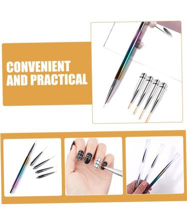 FOYTOKI 1 Set Nail Art Drawing Pen Manicure Pens Nails Brush Pen Nail Salon Supplies Nail Art Supplies Nail Art Liner Pens Salon Nail Art Tools Nail Line Pens Manicure Liner Nail Art Brush - Buy Online on SooperMarket.com