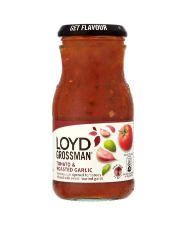 Loyd Grossman Pasta Sauce - Tomato & Roasted Garlic (350g)