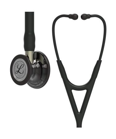 3M Littmann Cardiology IV Diagnostic Stethoscope High Polish Smoke-Finish Chestpiece Black Tube Champagne Stem and Black Headset 27 inch 6204 Hi Pol. Smoke Chstpce Blck Tube/Hdset Chmpgne Stem Single
