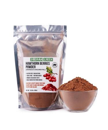 Ground Siberian Hawthorn Flour 300g (10.58 oz) Hawthorn Berries Herbal Dried Fine Powder Tea Crataegus Sanguinea from Siberia Altai Mountains Taiga No Added Sugar Resealable Pouch