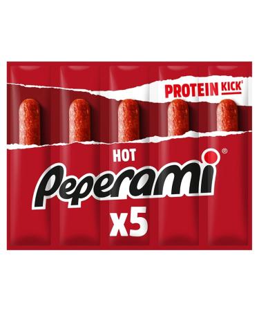 Peperami Hot 5X 20g 100 Count (Pack of 1)