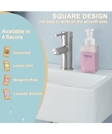KIISIISO Foaming Hand Soap - Lavender Scented Refillable Dispenser with 10 Tablets for 10x 8oz Bottles - 80fl oz Total - Buy Online on SooperMarket.com