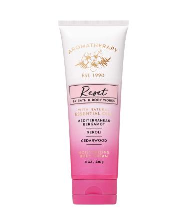 Bath and Body Works Aromatherapy Reset Body Cream Bergamot Neroli Cedarwood 8 Ounce Summer 2020 Collection