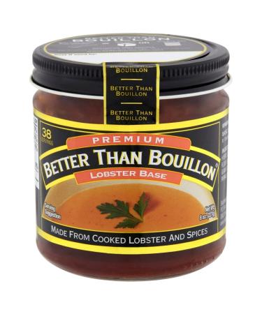 Better Than Bouillon Lobster Base 8oz Jar, Pack of 3 - Made from Cooked Lobster & Spices, Makes 9.5 Quarts, 38 Servings - Buy Online on SooperMarket.com
