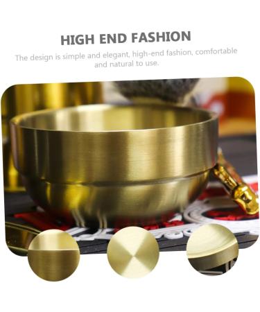 Angoily Stainless Steel Shaving Cream Bowl - 304 Marble Deep Container Tool for Men - Buy Online on SooperMarket.com