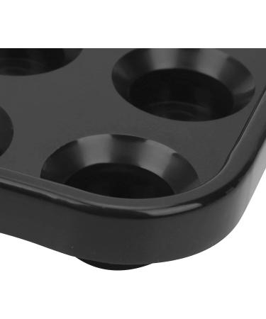 Portable AntiDrop Billiard Ball Holder Tray - 16 Holes for Snooker Pool Halls (Black) - Buy Online on SooperMarket.com