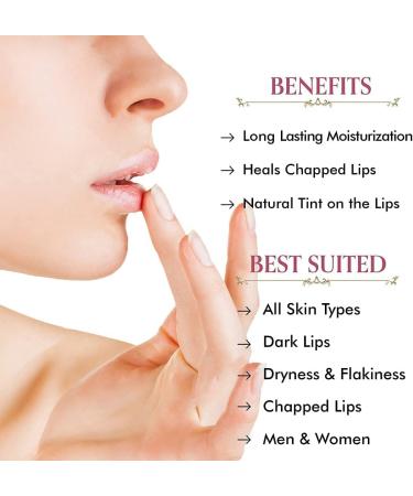 QRA Beetroot Lip Lightening Balm For Dark Lips For Men & Women With Shea Butter & Cocoa Butter For Dry Lips Sulphate & Paraben Free - 5gm - Buy Online on SooperMarket.com