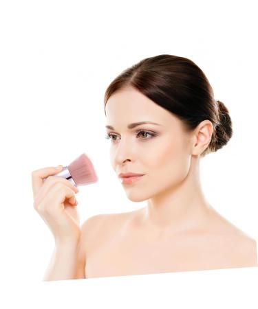 NOLITOY Mushroom Head Makeup Brush | Fluffy Face Powder & Cheek Brush | Triangle Body Brush | Portable Pink Beauty Tool - Buy Online on SooperMarket.com