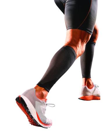 Shock Doctor SVR Recovery Compression Calf Sleeve Adult-Medium Black