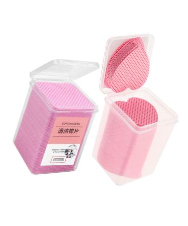 KICHOUSE 400 Sheets Nail Supplies Nail Art Supplies Cleansing Wipes Nail Art Glue Lash Stuff Nail Gel Cleaning Gel Nails Gel Nail Wipes Cleaning Supplies Clean Wipes Cotton Pad Heart-Shaped