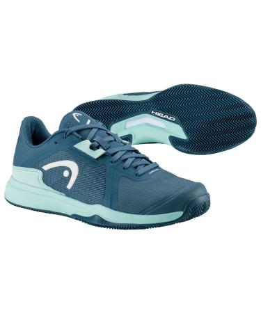 HEAD Women's Sprint Team 3.5 Clay Women Tennis Shoes 39 EU Blue Teal