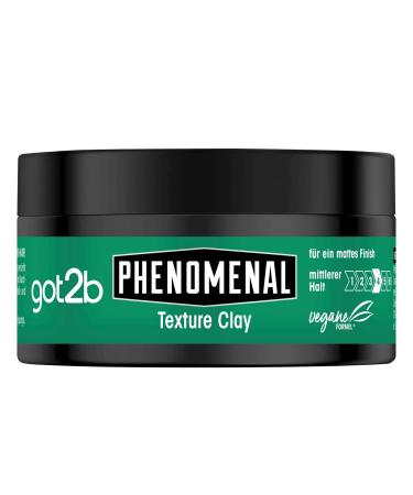 Schwarzkopf got2b Phenomenal Mann O Mann Texture Clay 100ml - Unscented Hair Styling Product for Men | International Shipping Available - Buy Online on SooperMarket.com