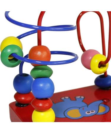 Oostifun Gobus Colorful Wooden Mini Beads Labyrinth Roller Coaster - Educational Toy Gift for Children | International Shipping Available - Buy Online on SooperMarket.com