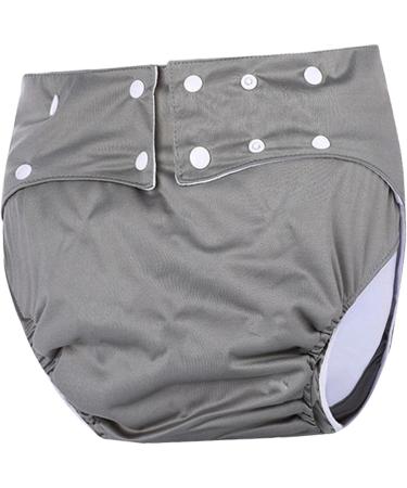 5 Set Adult Reusable Cloth Diapers for Incontinence - Gray 72-92 cm | Eco-Friendly & Comfortable - Buy Online on SooperMarket.com