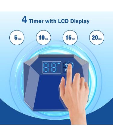 Nail Fungus Cleaning Device for Multiple fingers 905nm Infrared Light + 470nm Blue Light Highly Effective Treatment for Home Use Treat and effectively prevent (Navy) - Buy Online on SooperMarket.com