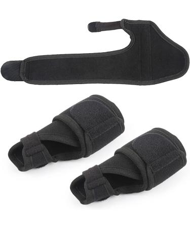 Healeved Bunion Toe Separators Kit - 2 Pairs | Pain Relief & Toe Alignment | Hammer Toe Corrector & Bunion Protector | Black Valgus Toe Sleeve Set - Buy Online on SooperMarket.com