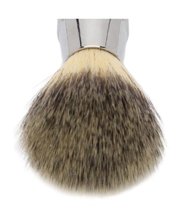 Razor Brush for Men | Portable Synthetic Shaving Brush with Curved Handle for Foam | Ideal for Salon & Travel - Buy Online on SooperMarket.com