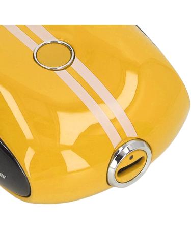 Electric Beard Trimmer Mini Electric Beard Shaver 10 300RPM Type C Charging Wet and Dry Dual Use for Travel (Yellow) - Buy Online on SooperMarket.com
