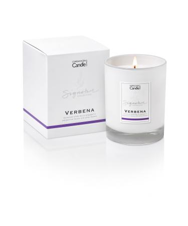 Luxury Scented Candles Gifts for Women | Natural Wax Blend | 45 Hours Burn time | Hotel Collection | The Copenhagen Company - Verbena (7oz) 7oz Verbena 7oz