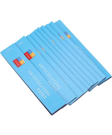 10 Blue Thin Dental Articulation Papers for Prosthesis Inspection - Easy to Use & Accurate Trace Recording - Buy Online on SooperMarket.com