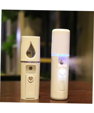 Baluue 2pcs Facial Spray Mist Hydrating Sprayer for Eyelash Extensions Mini Face Humidifier White - Buy Online on SooperMarket.com