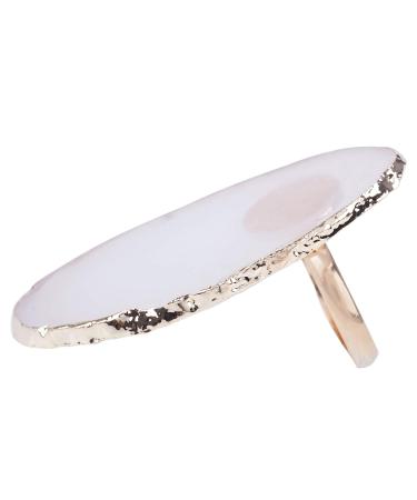 1 Pc Resin Stone Color Nail Art Ring Palette Finger Ring Plate Acrylic Polish Cream Foundation Mixing Nail Art Equipment