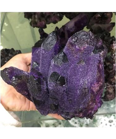 Natural Amethyst Angel Aura Quartz Crystal Cluster Specimen Gift HOMEZHOU - Buy Online on SooperMarket.com