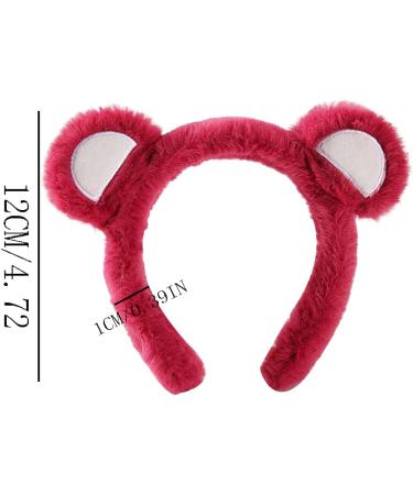 REYIN-CHHN Bear Ears Headband Bear Head Headband Cute 3D Bear Cony Ear Headband Party Headwear Hair Accessories - Buy Online on SooperMarket.com