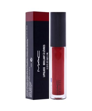 MAC Lipglass Ruby Woo - Long-Lasting Red Lip Gloss | 1 Count - Buy Online on SooperMarket.com