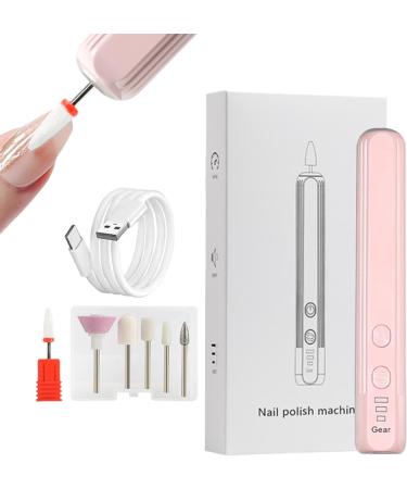 Evember Electric Filer for Nail Electric Nail File Set | Compact Portable Design Electric Filer Hand Foot Care Tool for Nail Grind Sakura Pink English Version  - Buy Online on SooperMarket.com