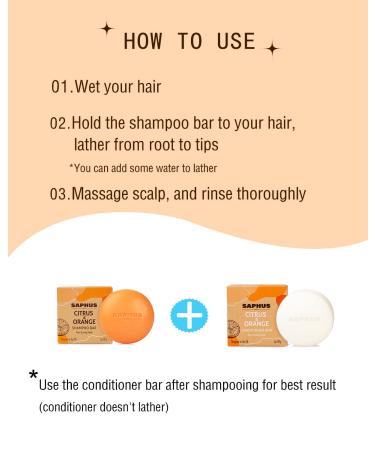 2PCS Shampoo Bars for All Hair Types | Natural Vegan Ingredients | Nourishing and pH Balanced | Plastic Free Eco Friendly | Pack of 2 - Buy Online on SooperMarket.com