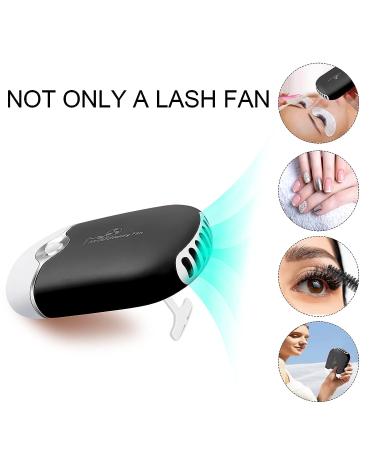 105 Pcs Rechargeable USB Mini Portable Fans for Handheld Air Conditioning & Facial Cleaning - Black - Buy Online on SooperMarket.com