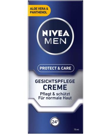 NIVEA Men Protect & Care Face Care Cream 75 ml Soothing Face Cream for Men Moisturising Day Cream - Buy Online on SooperMarket.com