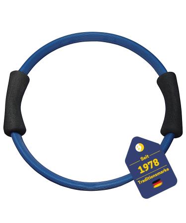 Best Sporting Pilates Power Toning-Ring 37 cm in blue In resistance Medium I Fitness ring with foam handles I.
