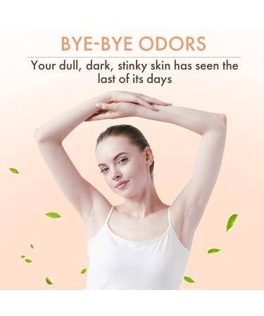 Persimmon Soap Bar for Body Odor Control | Deodorizing Body Wash with Japanese Persimmon & Green Tea | Skin Brightening Deodorant Soap (2 Pack - Buy Online on SooperMarket.com