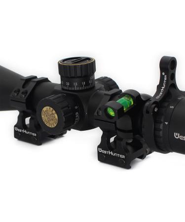 WestHunter Industrial Grade Scope Rings - 1 Inch/30mm Tactical Precision Scope Mount | 2 Center Heights, 6 Color Options - 1.42/36mm Picatinny Scope Rings (Black) - Buy Online on SooperMarket.com