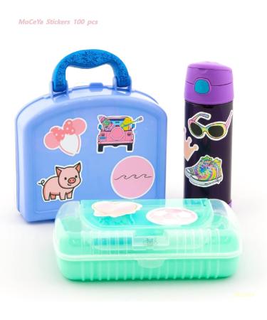 100pcs Cute Pink Waterproof Stickers for Laptop, Phone, Skateboard - Aesthetic Sticker Pack for Teens Girls and Kids - Buy Online on SooperMarket.com