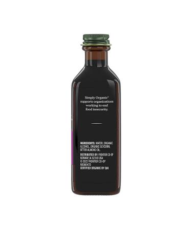 Simply Organic Almond Extract | Certified Organic | 4 Fl Oz (Pack of 1) - Buy Online on SooperMarket.com